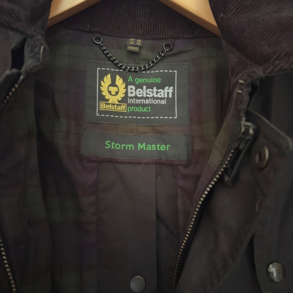 BELSTAFF Storm Master Coat In Black - Picture 3 of 11